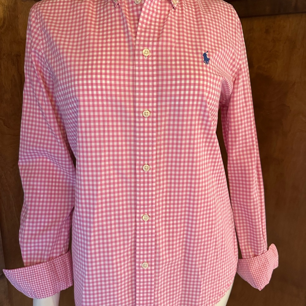 Ralph Lauren Pink Gingham Shirt